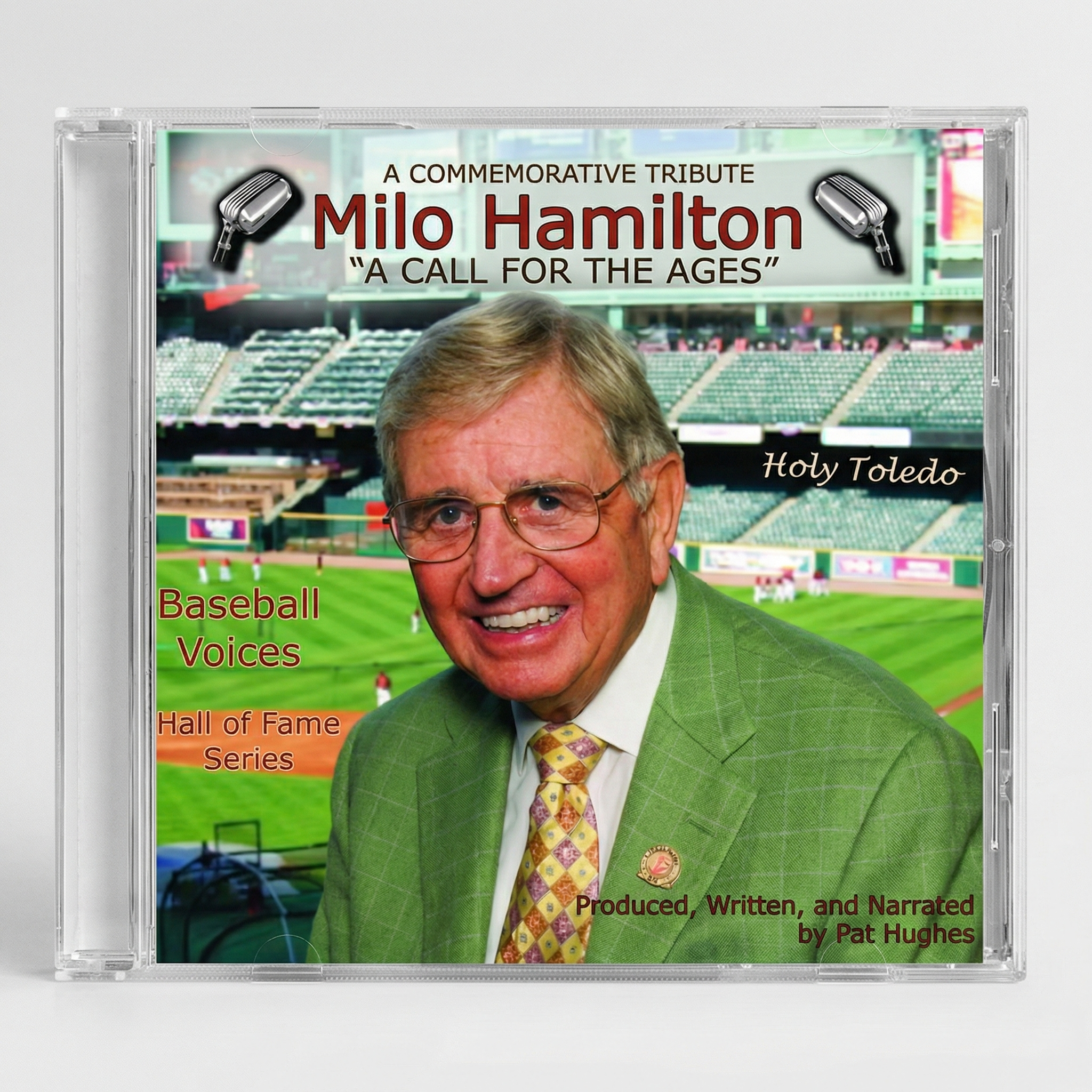 CD cover featuring Milo Hamilton A Call for the Ages from Baseball Voices