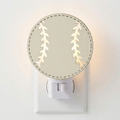Wood Baseball Night Light