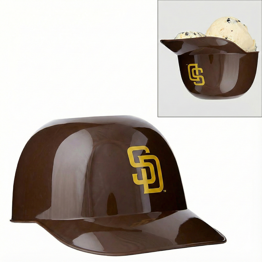 San Diego Padres MLB Baseball Ice Cream Helmet Sundae Bowl