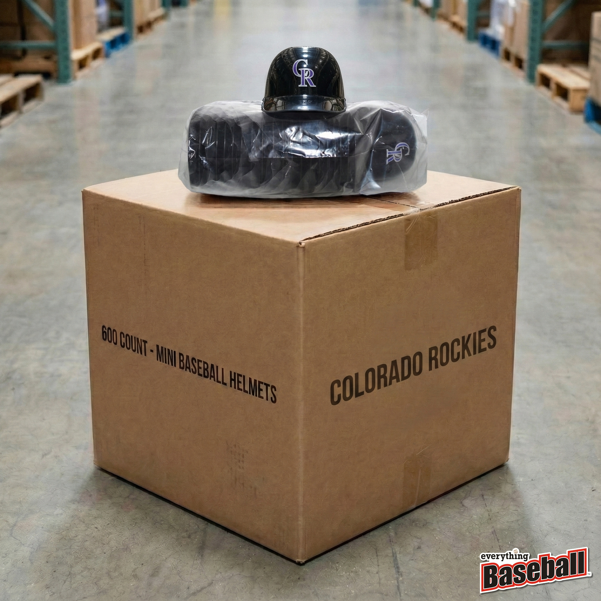 mlb baseball ice cream helmet cups 600 count wholesale case box colorado rockies