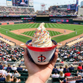 Minnesota Twins baseball ice cream helmet at Target Field