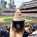 San Diego Padres baseball ice cream helmet at Petco Park