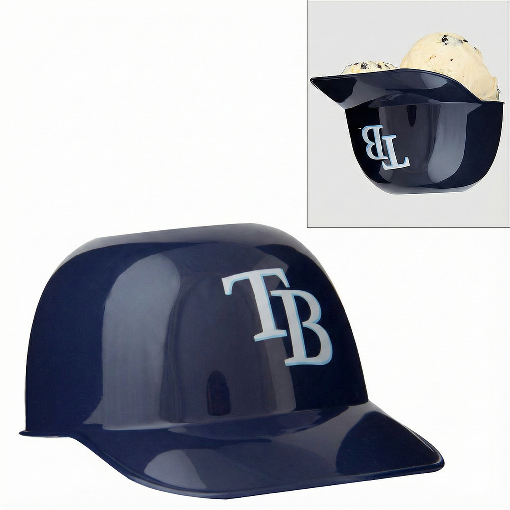 Tampa Bay Rays MLB Baseball Ice Cream Helmet Sundae Bowl