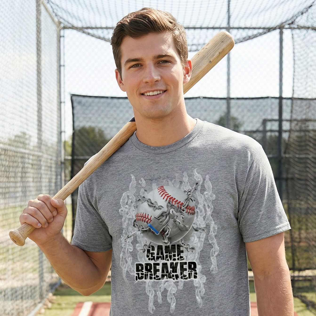 game breaker baseball shirt