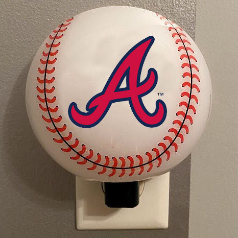 Atlanta Braves MLB Team Baseball Night Light
