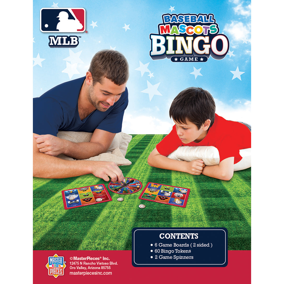 MLB Baseball Mascots Bingo Game Set