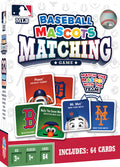 MLB Baseball Mascots Matching Game Set includes 64 cards in the box.