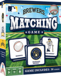Milwaukee Brewers kids matching game with 36 cards in the box.