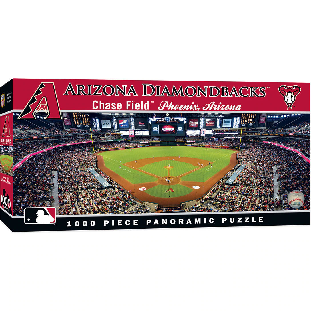 Arizona Diamondbacks puzzle box with stadium image and branding