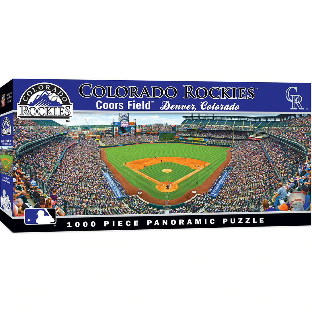 Colorado Rockies Coors Field puzzle box with stadium image