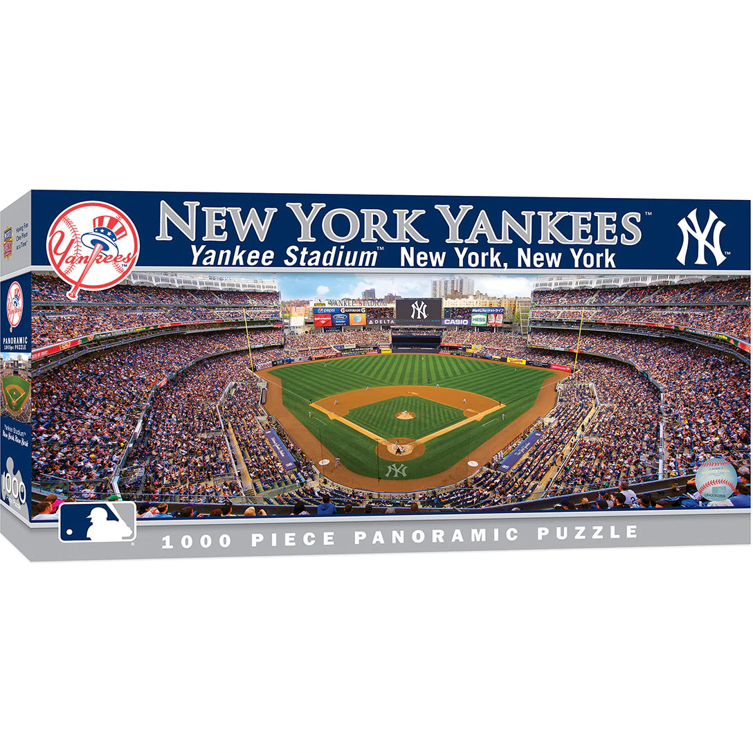 New York Yankees stadium puzzle box with stadium image and branding