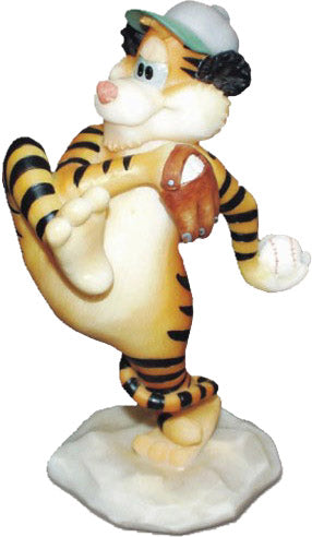 Animated character figurine on a white background