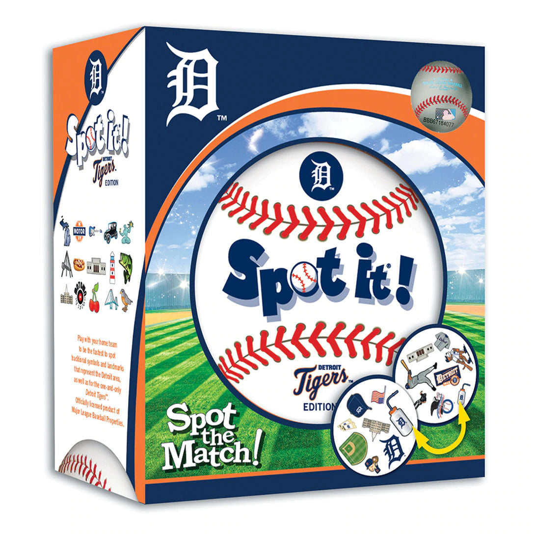 Detroit Tigers MLB Baseball Team Spot it! Game
