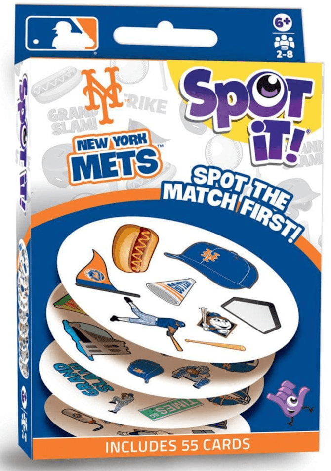 New York Mets MLB Baseball Team Spot it! Card Game